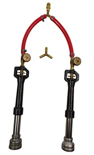 LSMIITTH GAS BURNER Propane Forge Furnace Foundry Raku Kiln Blacksmith Farrier Knife Blade Make Gas Furnace