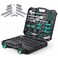 Towallmark 213 Piece Mechanic Tool Set and Socket Wrench Set SAE and Metric Household Hand Tool Kit CrV Constructed HomeAuto Repair Tool Sets with Storage Case