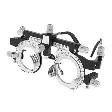 LLF Optical Optic Trial Lens Frame Eye Optometry OpticianChangeable Cylinder Axis Adjustable Temple Length and Nose Rest