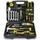 DOWELL 61Piece Tool Set Kit Mechanic Tool Set Socket Wrench Set Auto Repair Household Repair Hand Tool Kit with Plastic Tool Box Storage Case