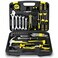DOWELL 61Piece Tool Set Kit Mechanic Tool Set Socket Wrench Set Auto Repair Household Repair Hand Tool Kit with Plastic Tool Box Storage Case
