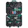 CARTMAN 238Piece Tool Set with Socket Wrench Auto Repair Tools Mixed General Household Hand Tool Kit Green Plastic Toolbox Storage Case Comprehensive DIY Home Car Maintenance