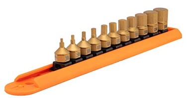Mayhew Tools 16005 LowProfile Dual Drive Set 11Piece Metric Hex TitaniumCoated
