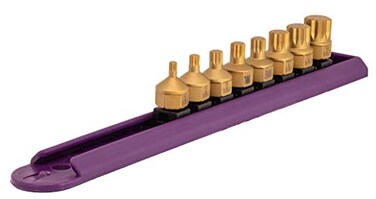 Mayhew Tools 16006 LowProfile Dual Drive Set 8Piece Triple Square TitaniumCoated