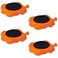 MouZie 4X Heavy Duty Furniture Appliance Roller Sliders with 660 lbs Load Capacity Wheels Suitable for Safe and Easy Moving of Couches Sofas Refrigerators More