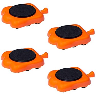MouZie 4X Heavy Duty Furniture Appliance Roller Sliders with 660 lbs Load Capacity Wheels Suitable for Safe and Easy Moving of Couches Sofas Refrigerators More