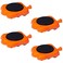 MouZie 4X Heavy Duty Furniture Appliance Roller Sliders with 660 lbs Load Capacity Wheels Suitable for Safe and Easy Moving of Couches Sofas Refrigerators More