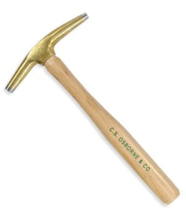 C.S. Osborne CS Osborne 33 Bronze Head Tack Hammer Magnetic Tipped with Permanent Magnet Premium Quality Steel Tipped High Industrial Quality Material Professional Grade Tool for Upholstery Projects 7