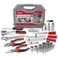 Hi-Spec HiSpec Tools 67pc SAE Auto Mechanics Hand Tool Kit Set Complete Car Motorcycle Engine Garage Repairs with Sockets Ratchet Wrench Pliers More