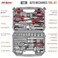 Hi-Spec HiSpec Tools 67pc SAE Auto Mechanics Hand Tool Kit Set Complete Car Motorcycle Engine Garage Repairs with Sockets Ratchet Wrench Pliers More