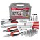 Hi-Spec HiSpec Tools 67pc SAE Auto Mechanics Hand Tool Kit Set Complete Car Motorcycle Engine Garage Repairs with Sockets Ratchet Wrench Pliers More