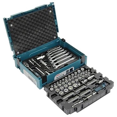 Makita E08713 120 Piece Maintenance Set Supplied in a Makpac Case