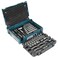 Makita E08713 120 Piece Maintenance Set Supplied in a Makpac Case