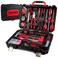 KITLUCK 138piece Home Tool Kit Household Hand Repair Tool Set for men Portable Basic Tool box Set with Tools Screwdriver Plier Wrench Socket Harmer Rule etc for Home and Car