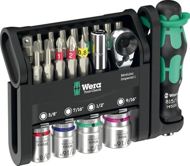 Wera 05049001001 ToolCheck Modular Imperial 1 21 pieces
