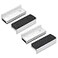 uxcell 3 Aluminum Vise Jaws with Magnetic Rubber Pads Covers for Woodworking DIY Making Plumbing 2 Pair