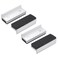 uxcell 3 Aluminum Vise Jaws with Magnetic Rubber Pads Covers for Woodworking DIY Making Plumbing 2 Pair