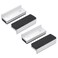 uxcell 3 Aluminum Vise Jaws with Magnetic Rubber Pads Covers for Woodworking DIY Making Plumbing 2 Pair