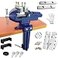 MYTEC Bench Vise or Table Vise multifunctional jaw multifunctional Combined Vise with Quick Adjustment Universal Rotate 360 Work ClampOn Vise 33 blue