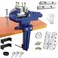 MYTEC Bench Vise or Table Vise multifunctional jaw multifunctional Combined Vise with Quick Adjustment Universal Rotate 360 Work ClampOn Vise 33 blue
