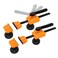POWERTEC Bench Dog Clamps for 34 Dog Holes Quick Release and Heavy Duty Workbench Clamps with 176lbs Clamping Force Woodworking Tools 2PCs 72105