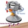 Yakamoz Mini Bench Vise 360 Degree Suction Vise Small Table Vice Clamp Workbench Vise for Jewelry Making DIY Wood Craft Carving Breads Drilling Bed Tool