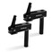 DuBois 51057 MFT Style Hold Down Hold Fast Clamps Woodworking Set 34 19mm Bench Dog Hole Aluminum Quick Clamp and Release 2 PK