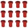 RUIITEN 12 Pack Bench Dogs Aluminum Alloy Bench Brake Inserts For 20mm Dog Holes A Woodworking Shop Essential 20mmRed