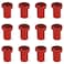 RUIITEN 12 Pack Bench Dogs Aluminum Alloy Bench Brake Inserts For 20mm Dog Holes A Woodworking Shop Essential 20mmRed