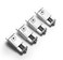 Genmitsu 4PCS Upgrade Aluminum Mini Vise Clamp Toe Clamp for Woodworking Metalworking Milling Project Size 22 x 09 x 08 56 x 22 x 21mm Low Profile