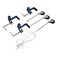 ciciglow Rod and Pulley Kit Metal Bench Clamp Physics Teaching Laboratory Table Mounting Clamp for Laboratory School Testing Institution