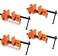 YY Decor YY Decor 4 Pack 12 Pipe Clamps for Wood Gluing Heavy Duty Cast Iron Professional Woodworking Tools