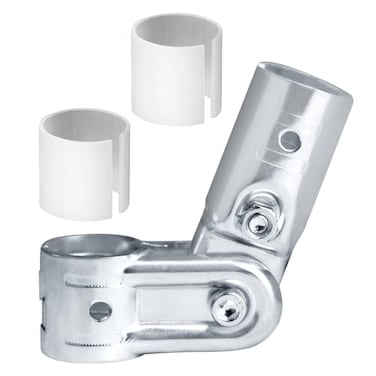 eoere 10 Sets Adjustable Pivot Angle Pipe Fittings Connector Fits 34 EMT Conduit with PE Adapter Shims