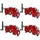 ATPEAM 34 Wood Gluing Pipe Clamp Set 4 Pack Heavy Duty Cast Iron Quick Release Pipe Clamps for Woodworking4 34