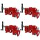 ATPEAM 34 Wood Gluing Pipe Clamp Set 4 Pack Heavy Duty Cast Iron Quick Release Pipe Clamps for Woodworking4 34