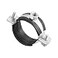 uxcell Adjustable Pipe Bracket Clamp 1916 40mm Wall Ceiling Mount Iron Pipe Strap Support 10pcs