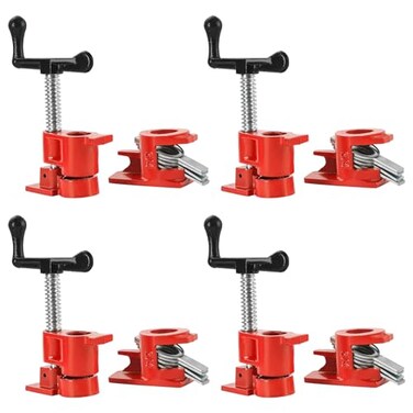 FLKQC Heavy Duty Wood Gluing Pipe Clamp Set 4 34