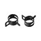 uxcell Steel Band Clamp 12mm Inner Dia Fit 120127mm OD Hose Spring Band Type Action Fuel Line Silicone Tube Clip Clamp Black 30Pcs