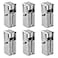YIDU69Q 6 Pcs 1 Split Square Tube Connector Stainless Steel 2 Way T Shape Square Tube Clamp