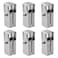 YIDU69Q 6 Pcs 1 Split Square Tube Connector Stainless Steel 2 Way T Shape Square Tube Clamp