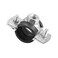 uxcell Adjustable Pipe Bracket Clamp 34 20mm Wall Ceiling Mount Iron Pipe Strap Support 10pcs