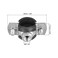 uxcell Adjustable Pipe Bracket Clamp 34 20mm Wall Ceiling Mount Iron Pipe Strap Support 10pcs