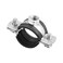 uxcell Adjustable Pipe Bracket Clamp 1 25mm Wall Ceiling Mount Iron Pipe Strap Support 10pcs