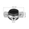 uxcell Adjustable Pipe Bracket Clamp 1 25mm Wall Ceiling Mount Iron Pipe Strap Support 10pcs