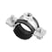 uxcell Adjustable Pipe Bracket Clamp 1 25mm Wall Ceiling Mount Iron Pipe Strap Support 10pcs