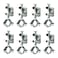 WANLIAN Conduit Hanger with Beam Clamp Pipe Support Bracket 8 Pcs 114 32mm Cable Clamps for Ibeam Installation