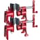 Sutekus 2Pack Pipe Clamps 34 Inch Wood Gluing Pipe Clamp Set with Hshaped Feet Bar Clamps Heavy Duty Woodworking Cast Iron Clamp Fixture 34 Inch