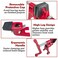 Sutekus 2Pack Pipe Clamps 34 Inch Wood Gluing Pipe Clamp Set with Hshaped Feet Bar Clamps Heavy Duty Woodworking Cast Iron Clamp Fixture 34 Inch