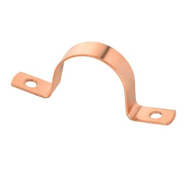 EFIELD 30Pack 1Inch Copper Pipe Straps TwoHole Clamp Mount Copper Made COPPER025