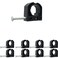 TMKOOL 100 Pack 12 inch Full J Clamp JHook with Nail for 12 PEX Pipe Tubing Support 100pcs 12 inch
